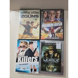 Action Movie DVD Lot 2 Guns Premium Rush Killers League Extraordinary Gentlemen